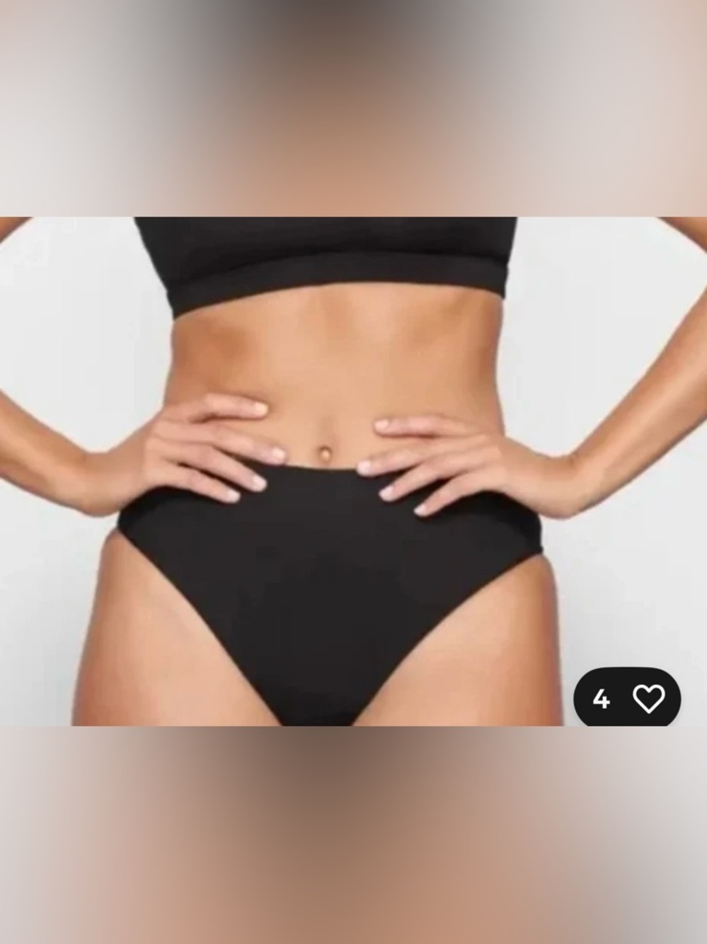 SKIMS Signature Swim Mid Waist Bottom